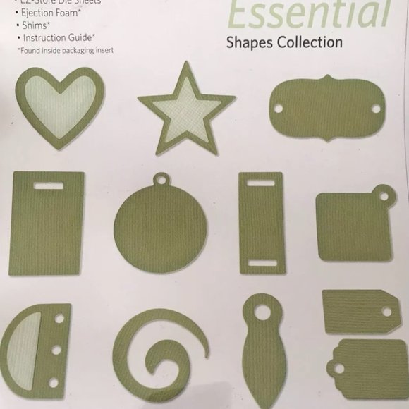 Quickutz BLUE Squeeze die cutting hand tool with cradle & 7-pc dies - Picture 7 of 16